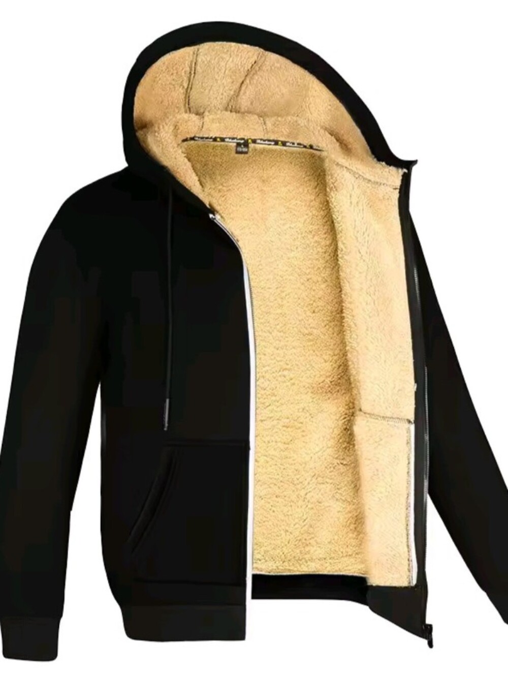 Men's Lambswool Coat Thicken Warm Winter Jacket